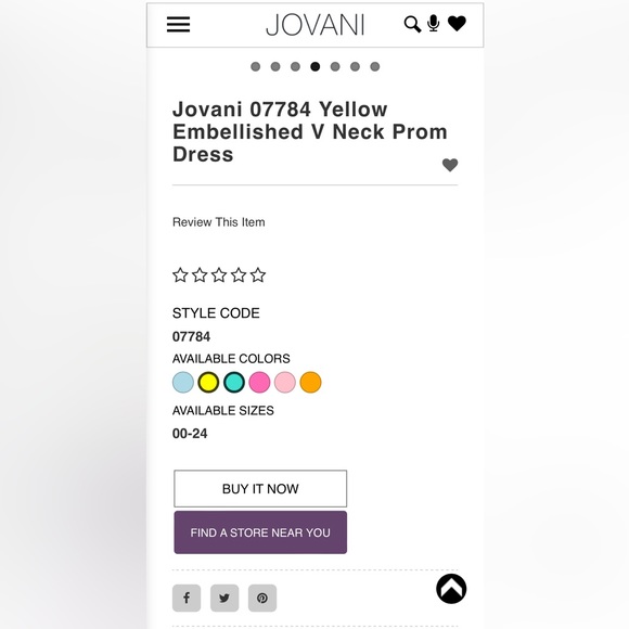 Selling JOVANI Prom Dress! The size is 8 and the color is light blue. - Picture 4 of 8